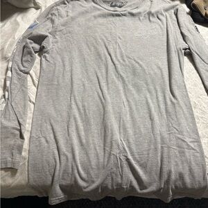 Fox Gray Long Sleeve Men's Tee